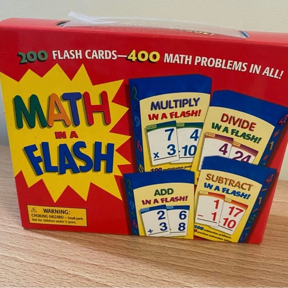 ❤️4 Brain Quest Q&A Decks and Math Flash Cards. Fun learning for kids - Picture 4 of 12